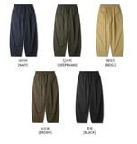 Cotton Peach Wide Banding Pants