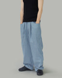 Kuan Linen Striped Pants
