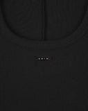 [mnem] Metal Logo Rib Tank