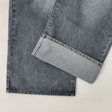 Loose Wide Clean Washing Four-Season Denim Cotton Pants