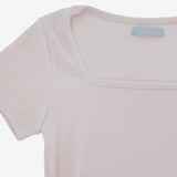Flor Square Shirring T-shirt