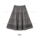 Eti Frill Tiered Midi Skirt