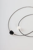 Pearl cluster necklace