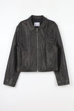 Urban Two-Way Leather Jacket