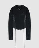 Strap Trimming Pattern Jacket