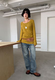 U-NECK SLIM LONGSLEEVE