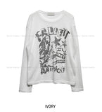 Palette see-through long sleeve knit