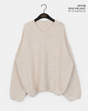 Onne Alpaca Wool Bocashi V-neck Knit