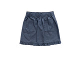 LINEN FRILL MINI SKIRT