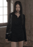[mnem] Oversized Leather Shopper