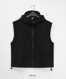 [unisex] Yao Summer Nylon Hood Zip-up Vest