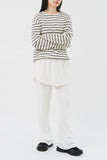 Vu Striped Henley Top