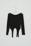 (W) Tail Ribbed Longsleeves