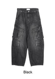 Herique Rivet Cargo Denim Pants