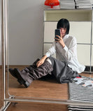 BLOOM FRILL STRIPE SHIRT