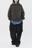 Det Washed Cropped Hoodie