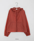 [unisex] Nedoko Summer Nylon String Wind Hood Jumper