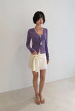 (summer ver.) TWIST BUTTON CARDIGAN