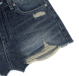 Karina Destroyed Denim Shorts