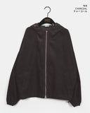 Sideon Corduroy Two-Way Hood Zip-up Jacket