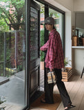 Aki Pigment Check Shirt