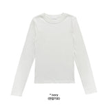 (Lining brushed) BASIC SLIM SLEEVE T