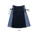 CHECK PLEATS STRAP SK