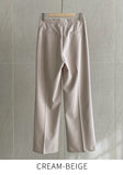 Eslin Two Pin Tuck Wide Slacks