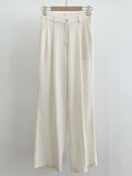 Light Cool Pintuck Wide Slacks
