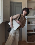 Kepio Linen Collar Half Knit
