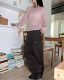 [MADE] Haub Back Curve Cargo Pocket Wide Cotton Pants