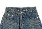 Put Washing Denim Wide Balloon Pants