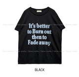 Butter printing short sleeve t-shirt