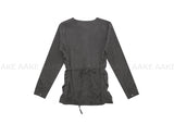 SHIRRING STRAP BLOUSE