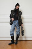 rider leather middle boots