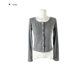 Mela Round Rib Daily Cardigan