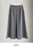 Roadme Slit A-Line Long Skirt
