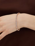 Essence Silver 4 Prong Tennis Bracelet 3mm