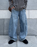 Snap Button Denim Pants