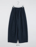 [BAONHAUS] Kinfu pigment banding wide balloon pants