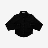 [NONCODE] Menen Basic Cropped Shirt