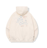 Wind Puppy Embroidered Hood Zip-Up
