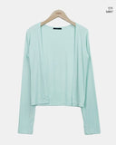 Mude Open Crop Cardigan