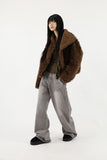 Teddy Reversible Fur Mustang