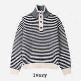 LEAD ST High Neck Crop Knit
