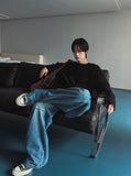 Bolide Washed Baggy Denim Pants