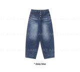 (unisex) 4-BUTTON BALLOON DENIM