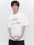 Miseki typography short sleeves