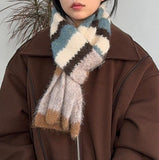 Dabetty Wool Color Matching Muffler