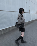 Debyu Pleated Mini Skirt
